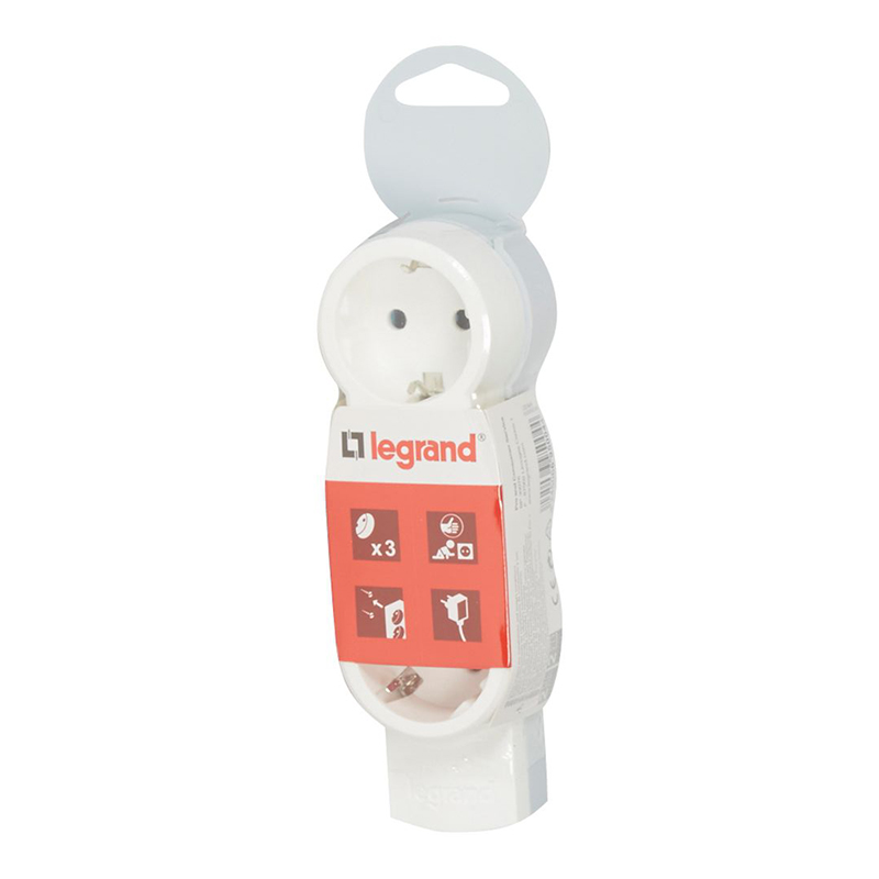 LEGRAND - Bloco De 3 Tomadas Sem Cabo