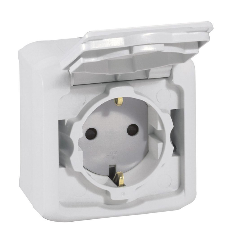 LEGRAND - Forix Tomada 2P+T Ip44 Cinzento