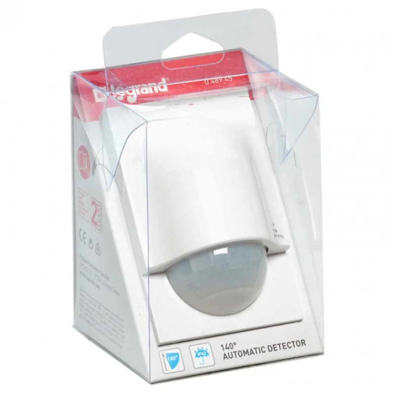 LEGRAND - Detetor Movimento Parede Vi 140º