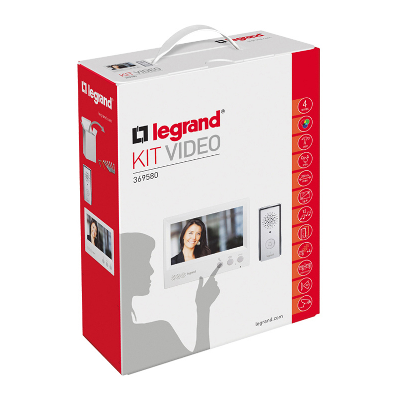 LEGRAND - Kit Videoporteiro 4,3" 4 Fios