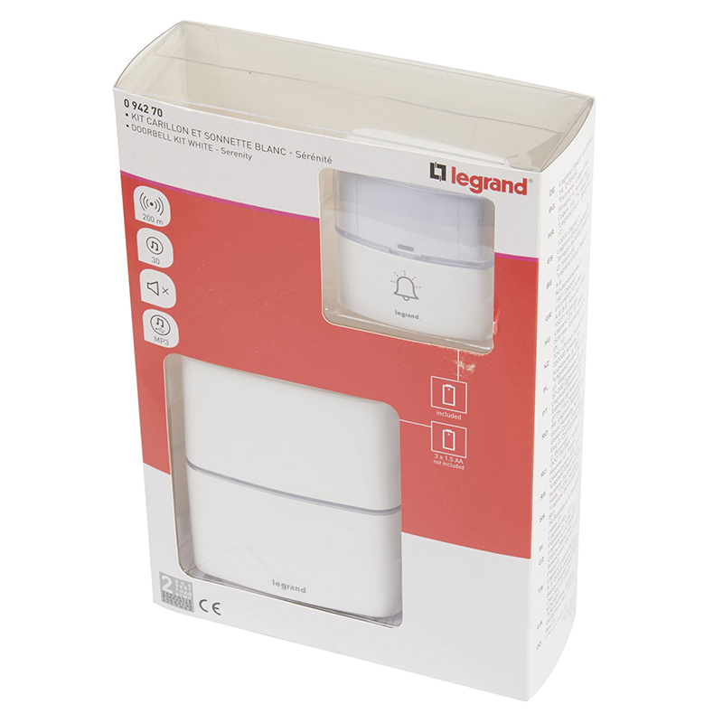 LEGRAND - Kit Campainha Sem Fios Relax
