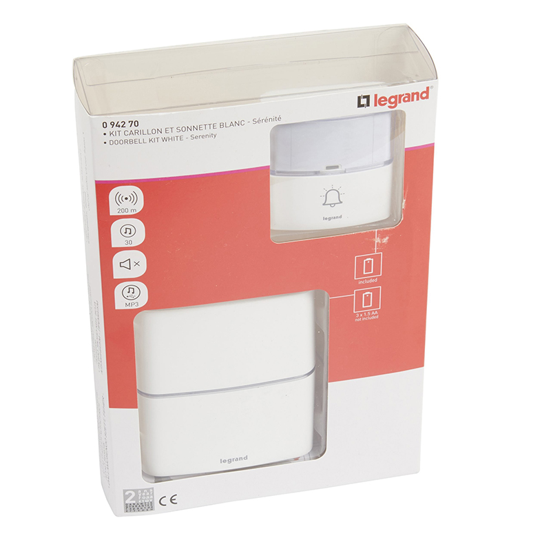LEGRAND - Kit Campainha Sem Fios Relax