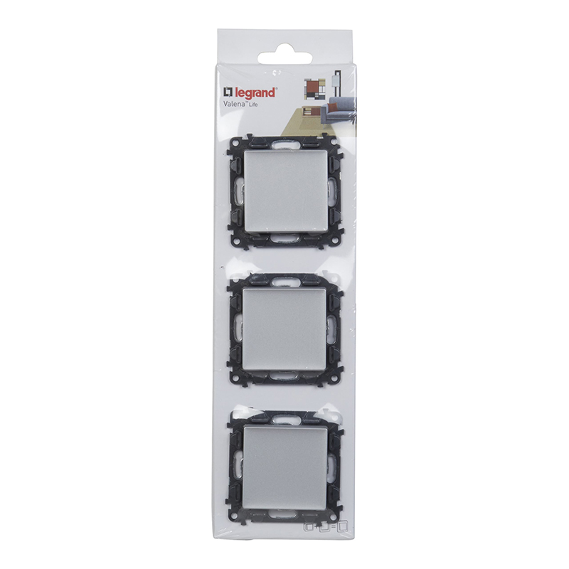 LEGRAND - Pack 3 Comutadores Valena Life