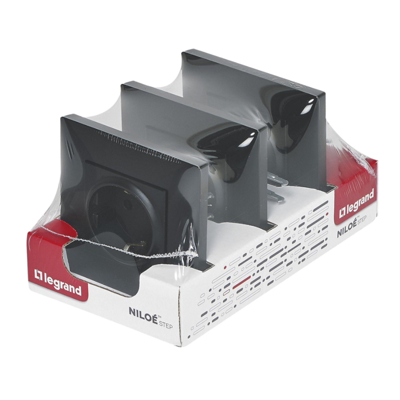 LEGRAND - Pack 3 Tomadas Niloé Step Monobloco