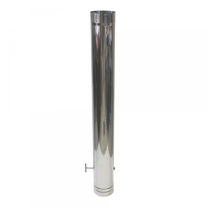 Tubo 1MT Inox com Registo 04 D1
