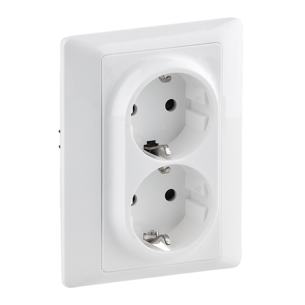 LEGRAND - Tomada Dupla 2P+T Valena Life