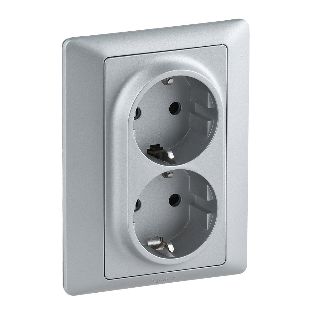 LEGRAND - Tomada Dupla 2P+T Valena Life