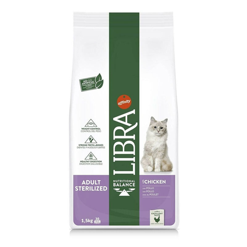 LIBRA - Alimento Gato Esterilizado 1.5kg
