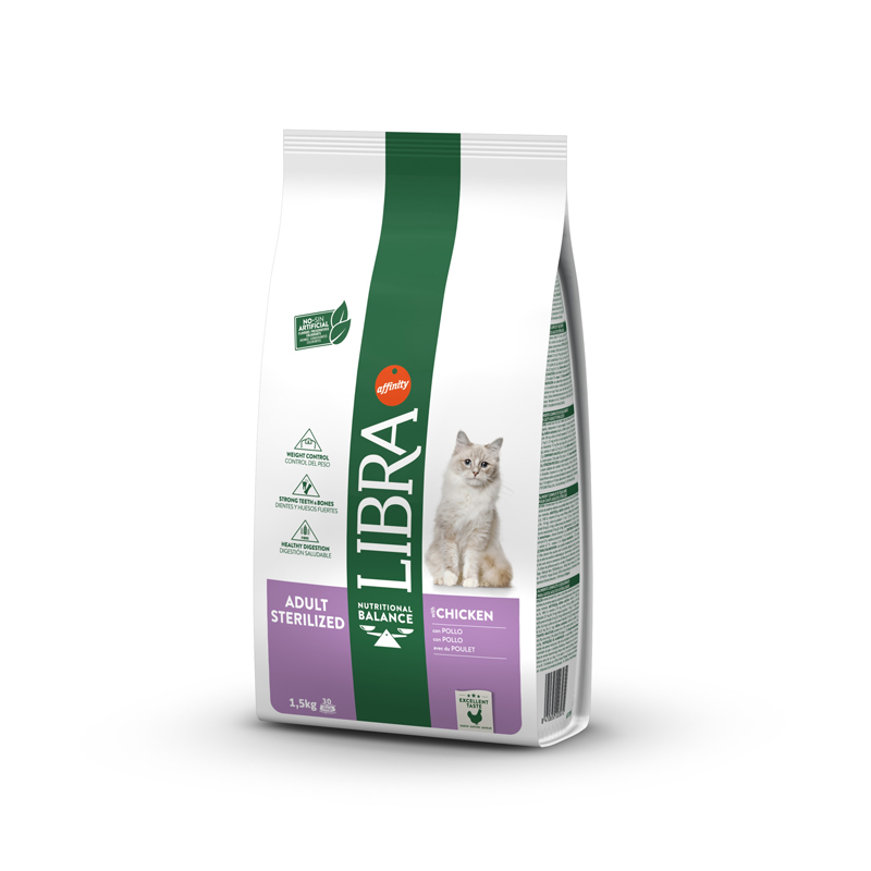 LIBRA - Alimento Gato Esterilizado 1.5kg
