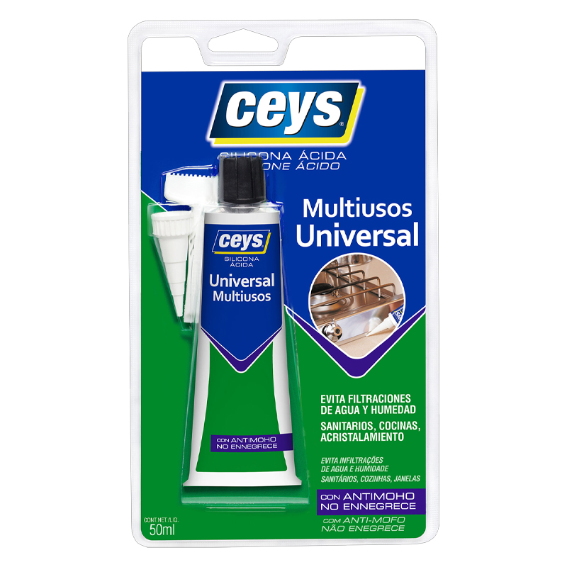 CEYS - Selador Adesivo Silicone Transparente 50Ml