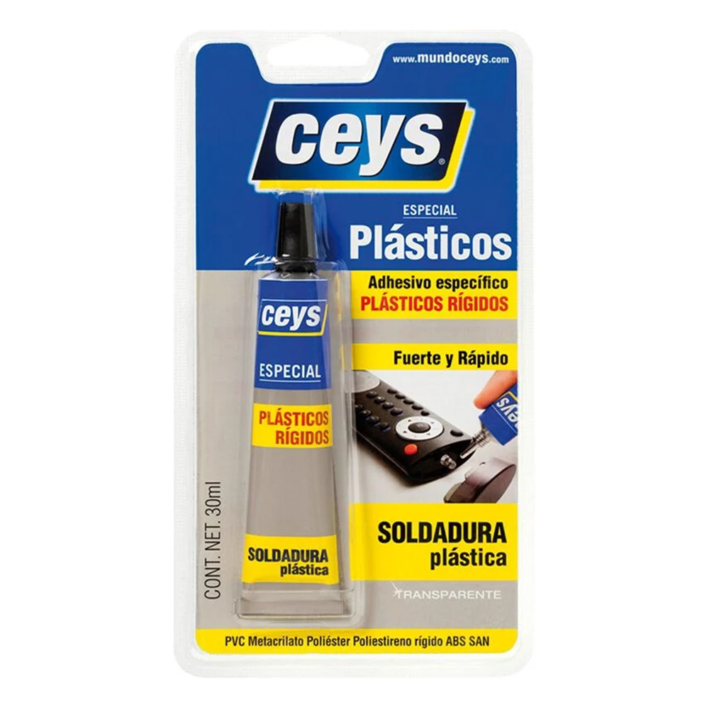 CEYS - Cola Especial Plásticos Rígidos 30Ml