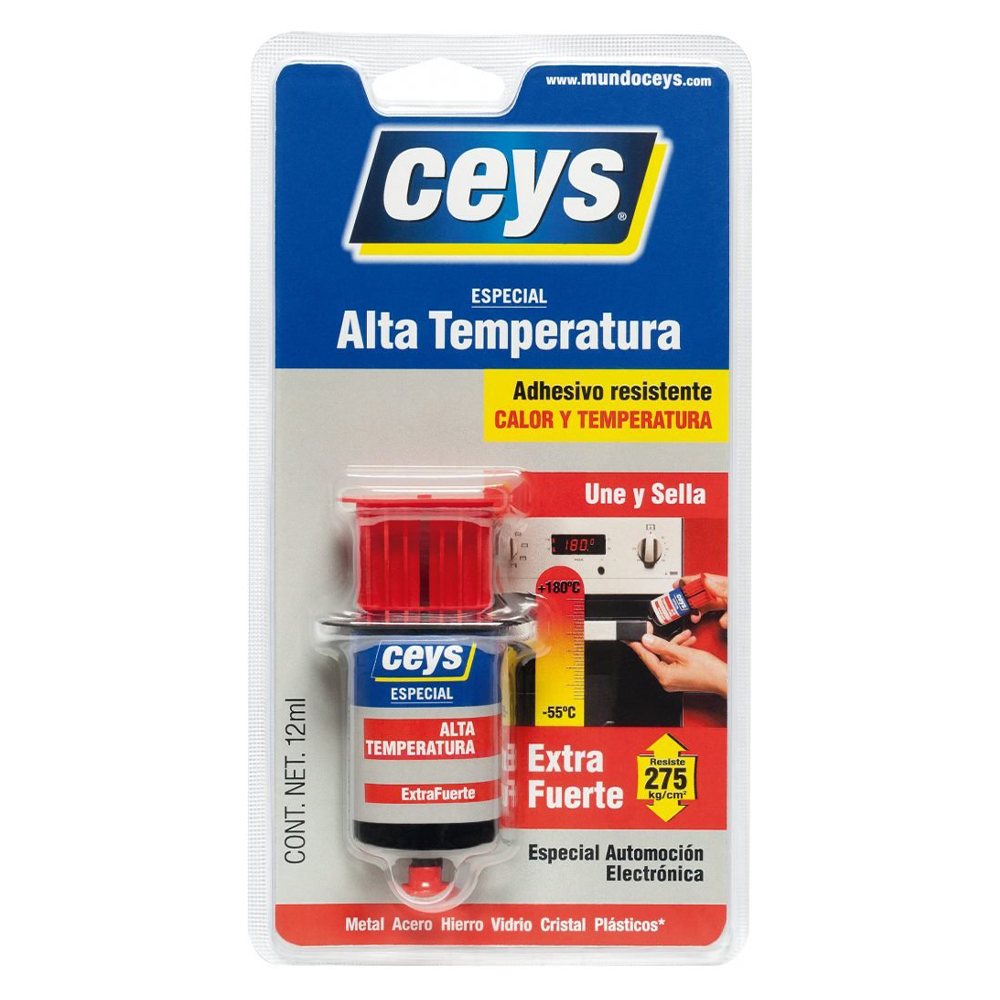 CEYS - Cola Epóxi Especial Alta Temperatura 12Ml