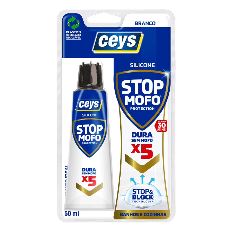 CEYS - Silicone Stop Mofo Branco 50Ml