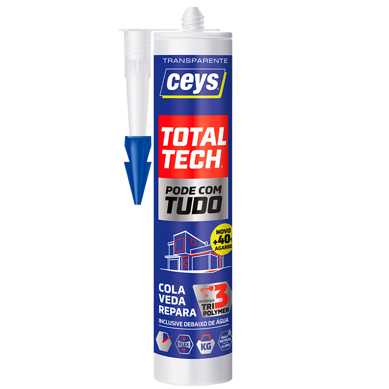 CEYS - Cola e Veda Total Tech Transparente 290Ml