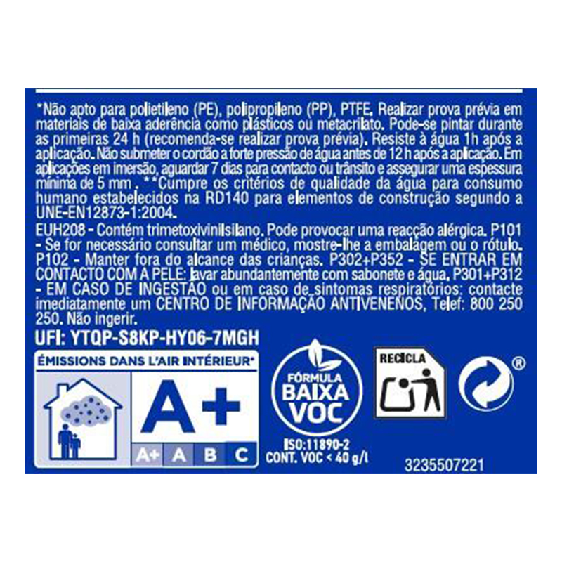 CEYS - Cola e Veda Total Tech Branco 125Ml
