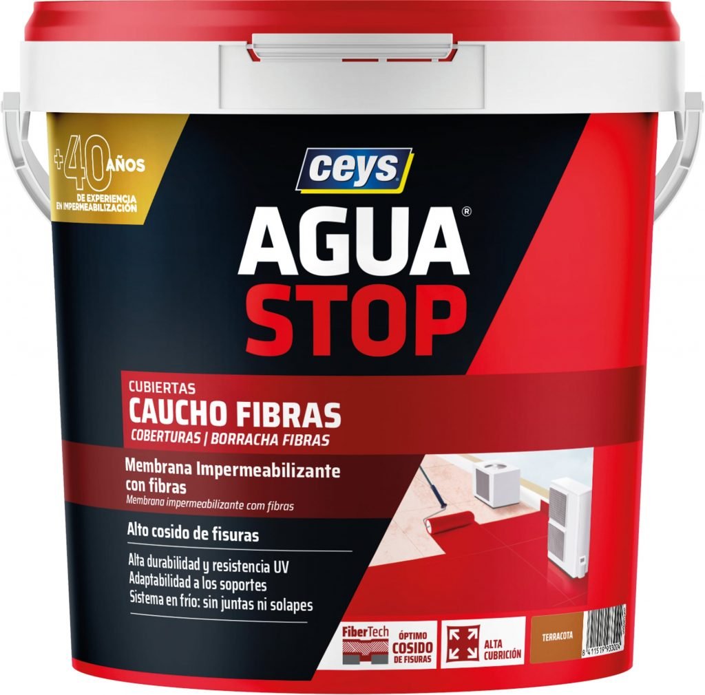 CEYS - Aguastop Borracha Fibras Telha 5kg