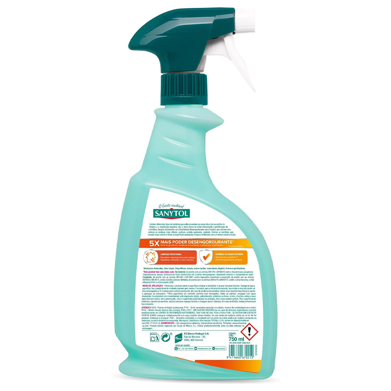 SANYTOL - Sanytol Desinfetante Cozinha 750Ml