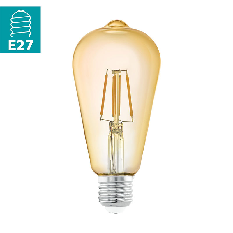 EGLO - Lâmpada LED E27 ST64 4W 2200K