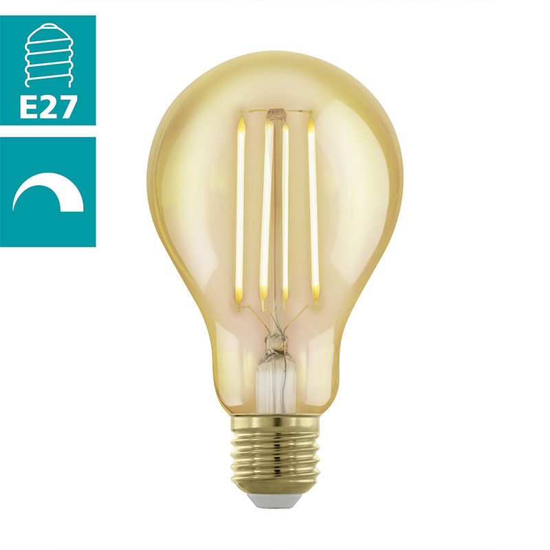 EGLO - Lâmpada LED E27 A75 4W 1700K