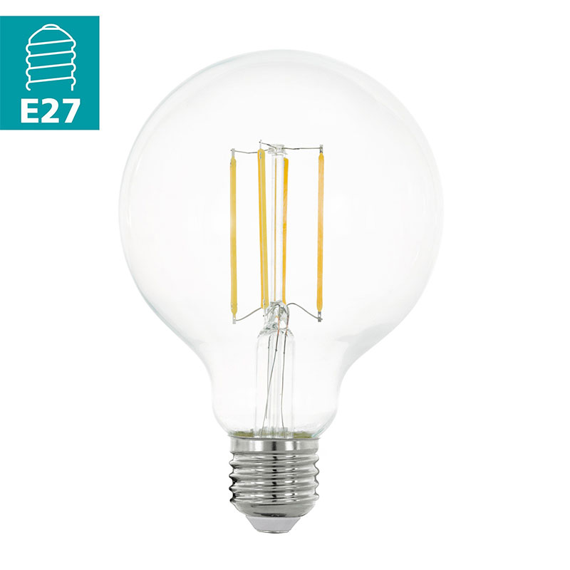 EGLO - Lâmpada LED E27 G95 8W 2700K