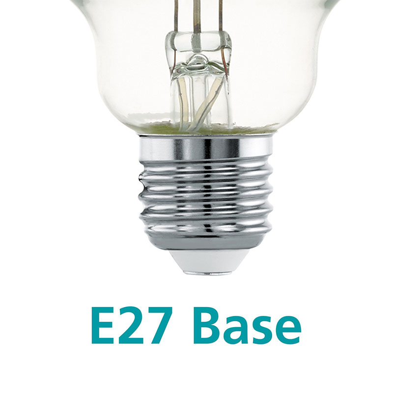 EGLO - Lâmpada LED E27 G125 4W 2700K