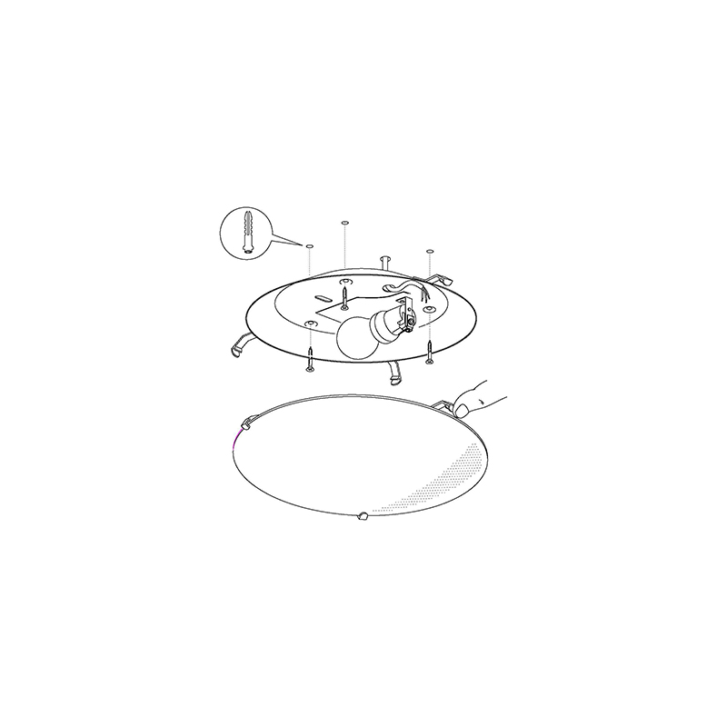 EGLO - Downlight Malva