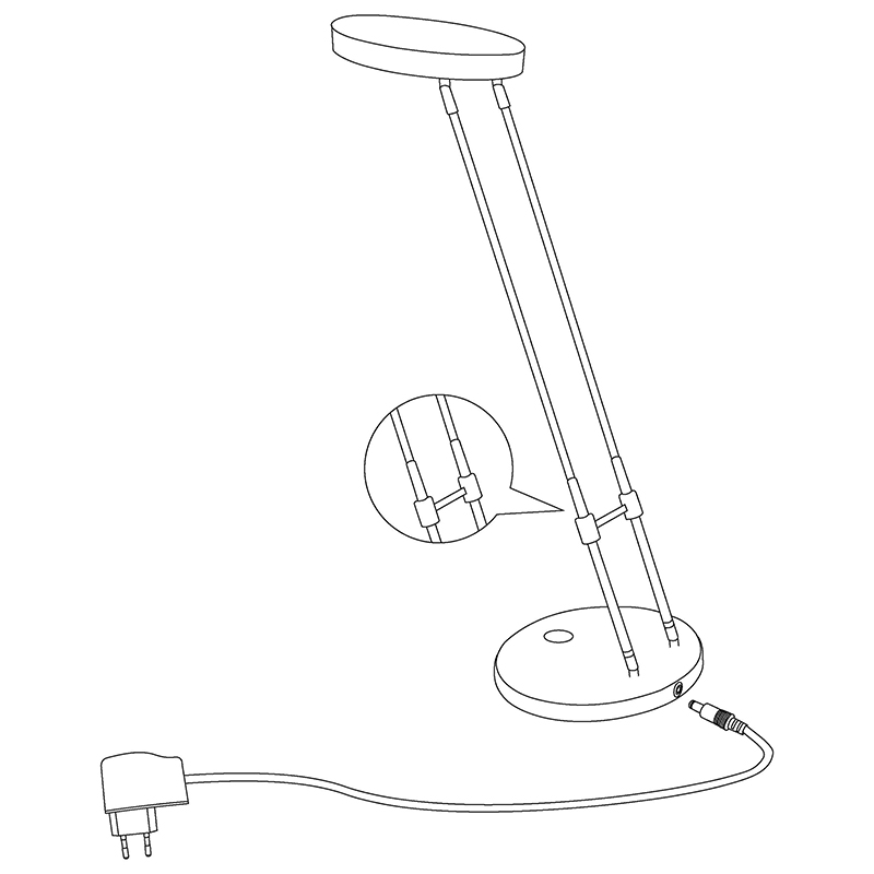 EGLO - Candeeiro Mesa LED Gexo Branco