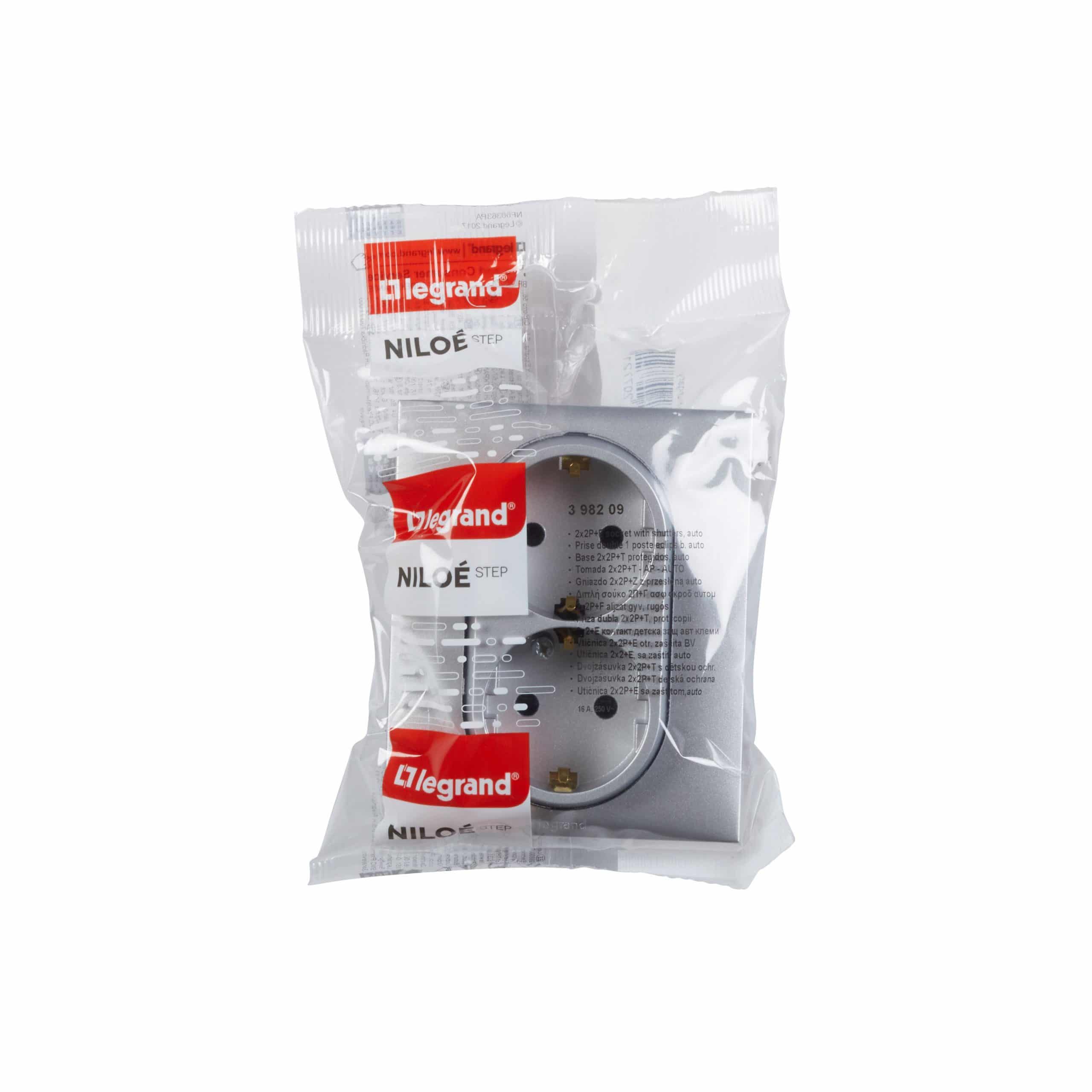 LEGRAND - Tomada Dupla 2P+T Niloé Step