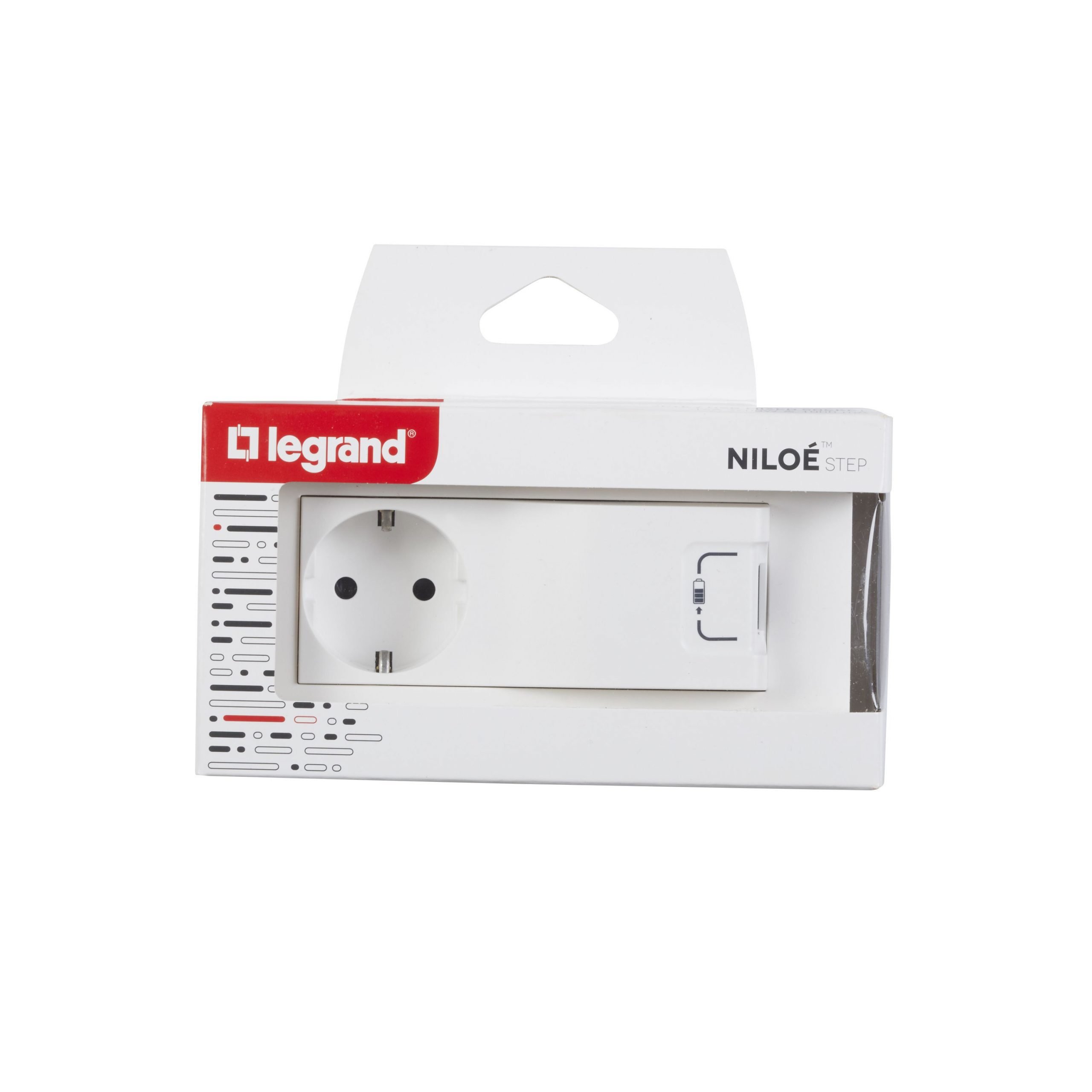 LEGRAND - Tomada Combinada 2P+T Com USB Niloé Step