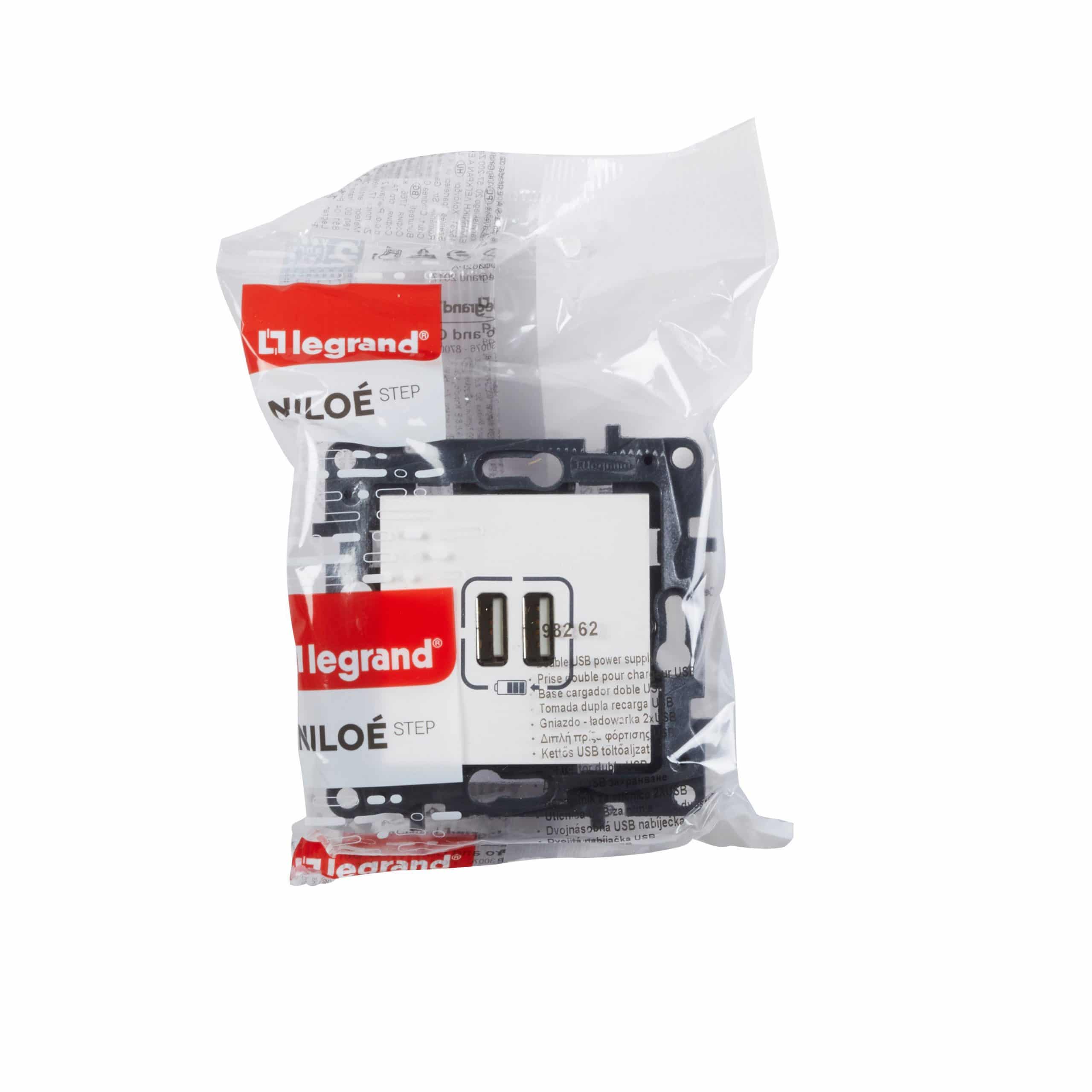 LEGRAND - Tomada Dupla USB Niloé Step