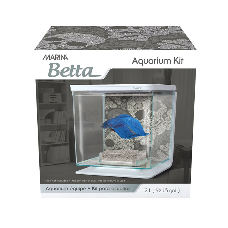 Aquário KIT Bettas Skull 2L