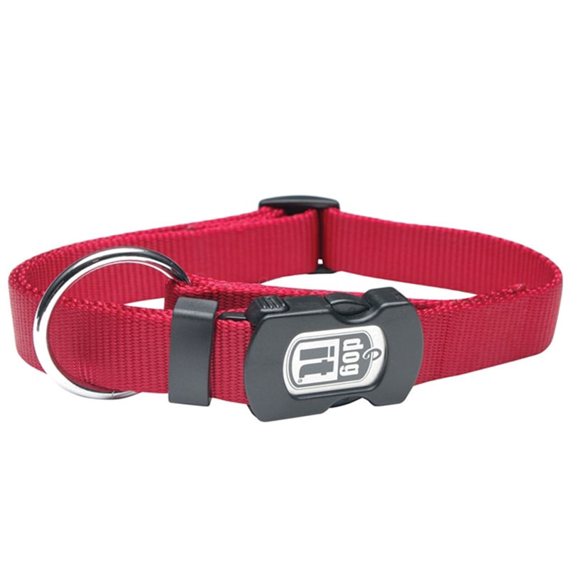 Coleira Nylon Ajustável 25MMx45-66CM
