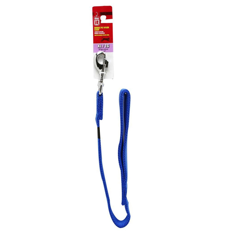 Trela Dupla NYLON Azul 25MMx1,2M
