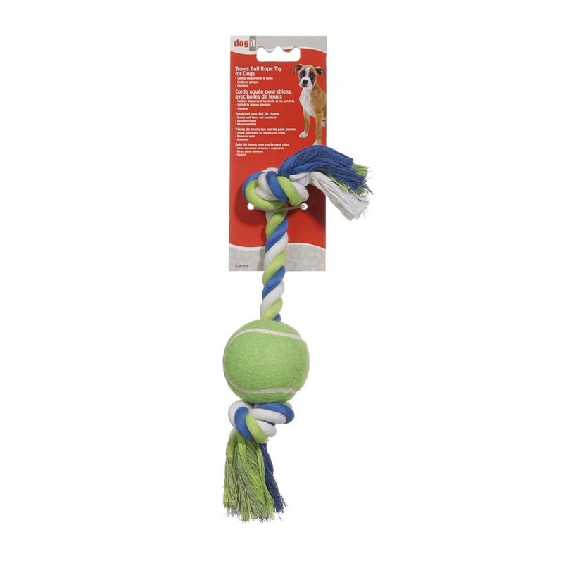 Brinquedo Nó Algodão com Bola 30 cm