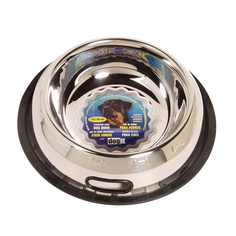 Comedouro INOX Antiderrapante 1,8L