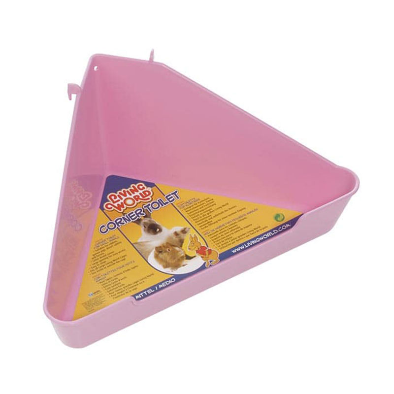 WC de Canto Roedores Médio Rosa