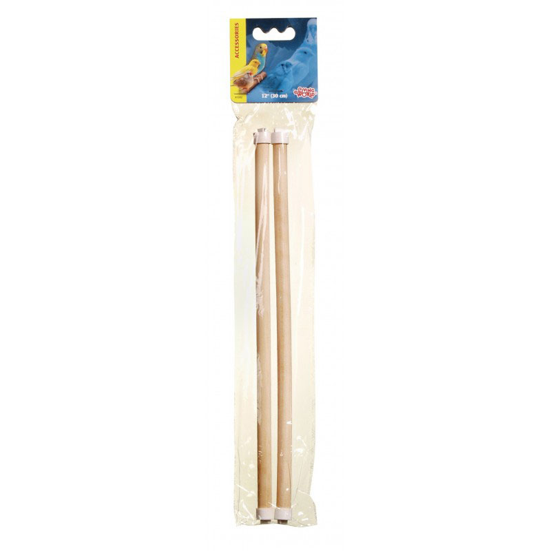 Poleiro em Madeira 30CM 2UN