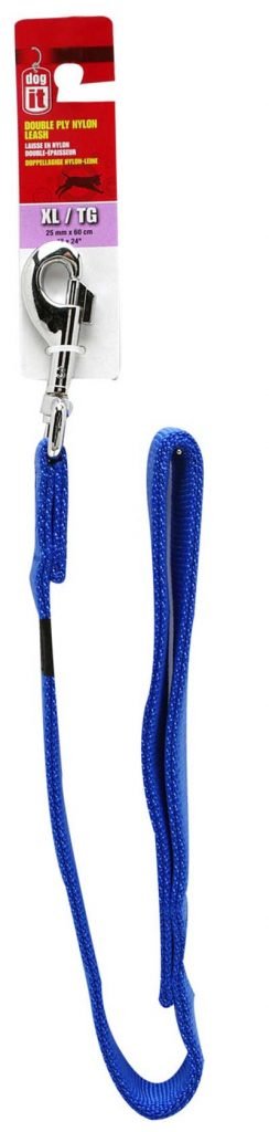 Trela Dupla NYLON Azul 25MMx60CM