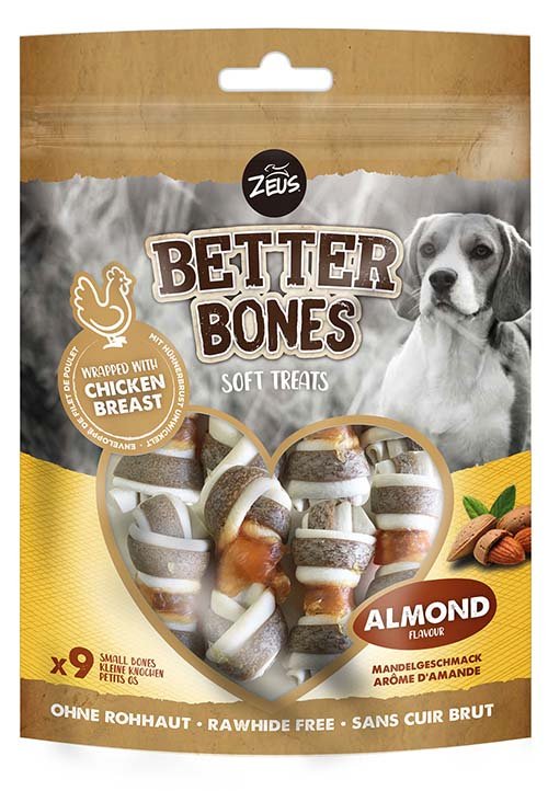 Ossos Enrolados Amêndoa e Frango 7,5CM 197g