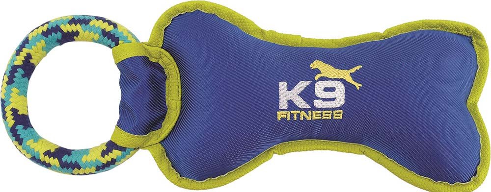 Osso com Som Nylon Resistente com Pega Cão