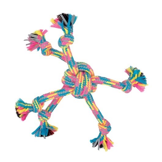 Brinquedo Colorido Aranha em Corda 18CM