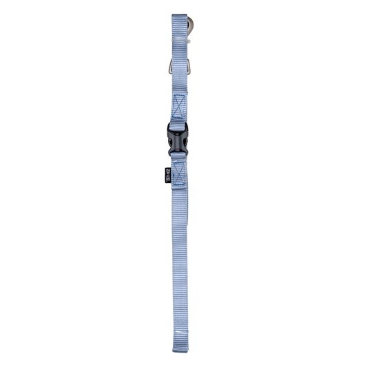 Trela Nylon Lisa Azul Bebe 25MM x 1,2M
