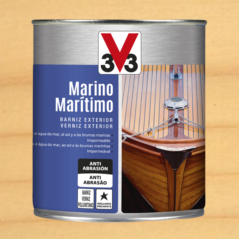 V33 - Verniz Marinho Incolor Brilho 0.75L