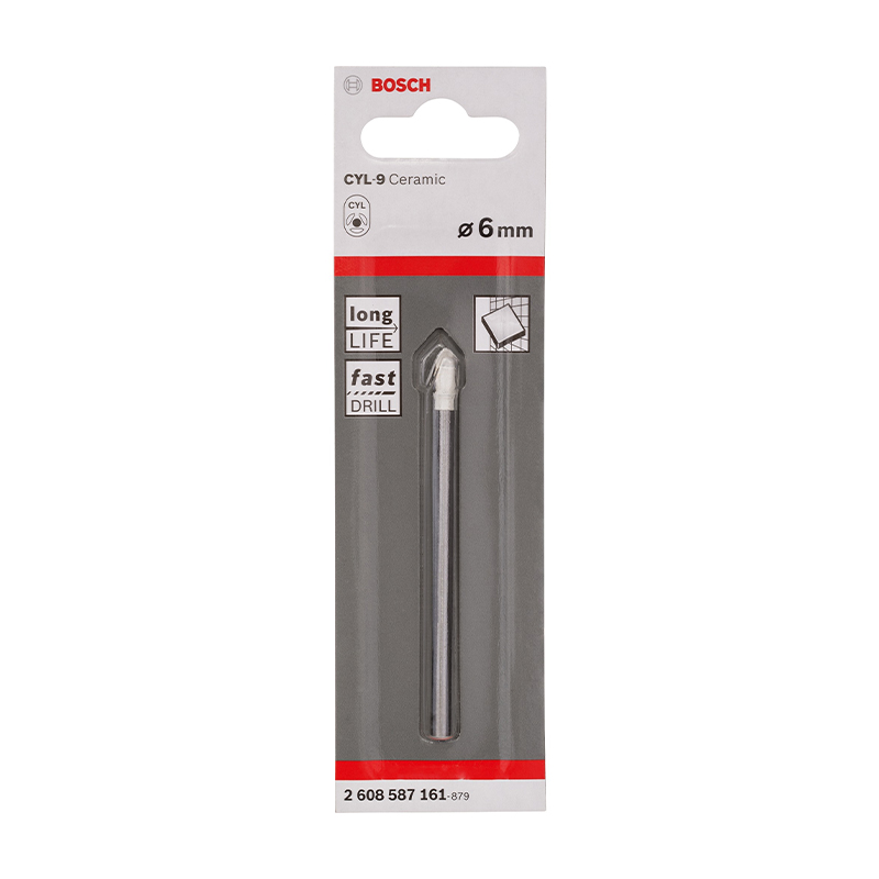 BOSCH AZUL - Broca Cerâmica Cyl9 6X80
