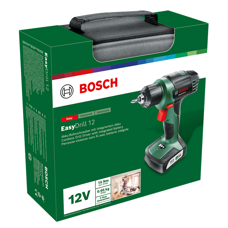 BOSCH - Aparafusadora 12V Easydrill