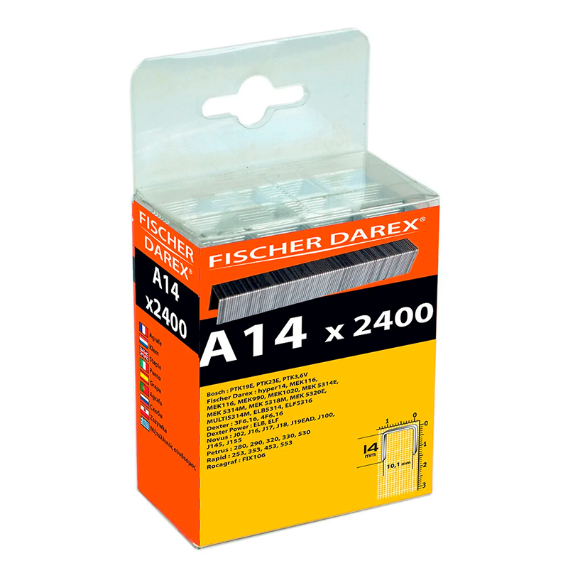 FISCHER DAREX - Agrafos A 14MM 2400UN