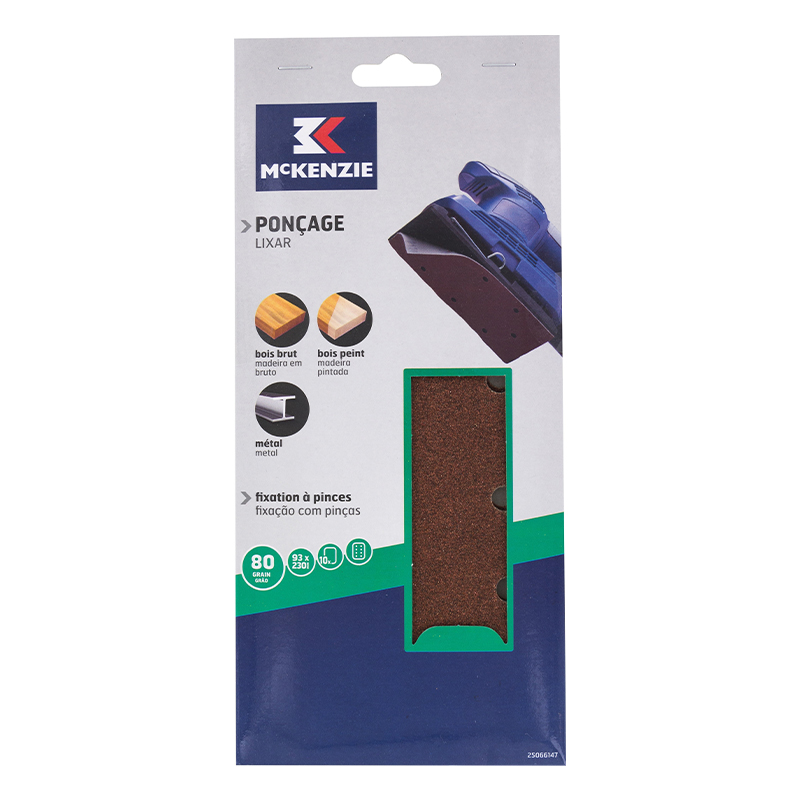 MCKENZIE - 10Lixas Perfurado Par 93X230 G80