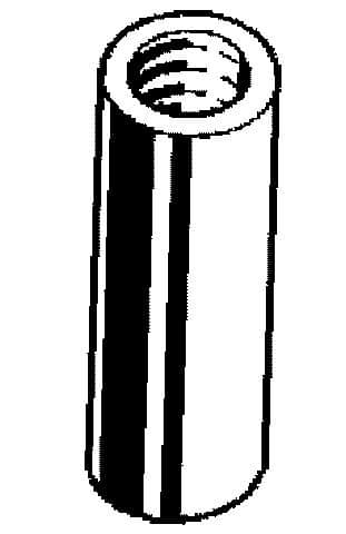 COTEKA - Tubo Junção 8MM Aço 2UN
