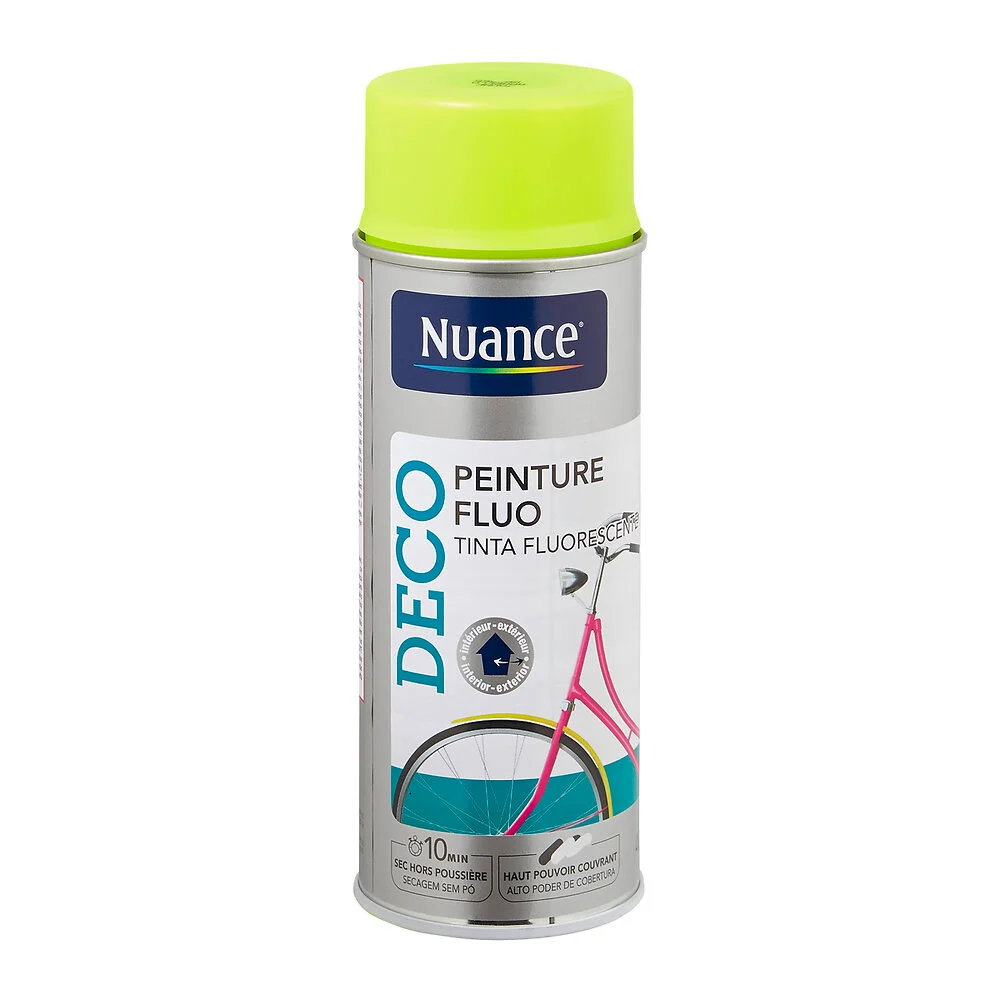 NUANCE - Spray Tinta Fluorescente Amarelo 400Ml