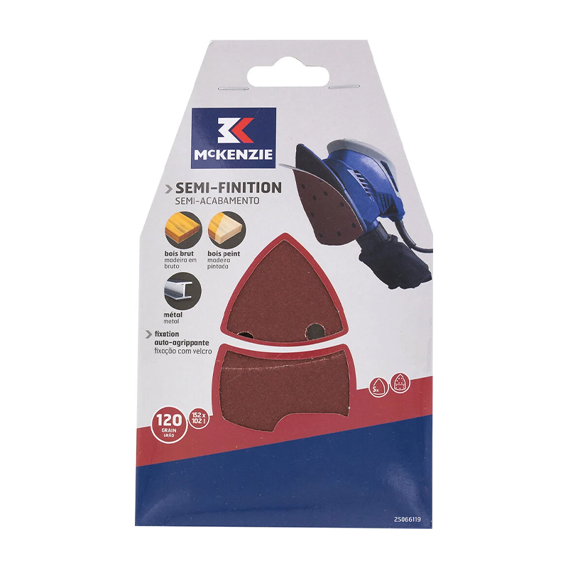 MCKENZIE - 5 Patins Velcro Perfurado 102X152 G120